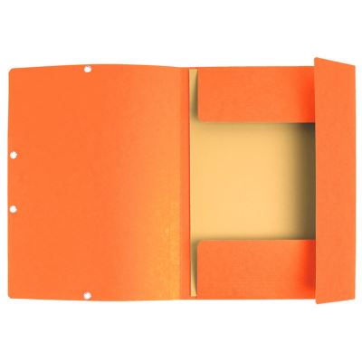 Chemise cartonnée à 2 rabats SUPER 210 - Orange EXACOMPTA 332007E