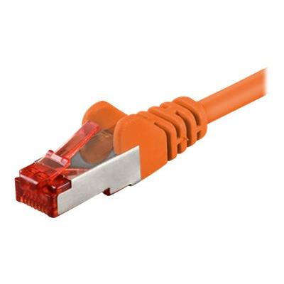 goobay câble de réseau - 10 m - orange