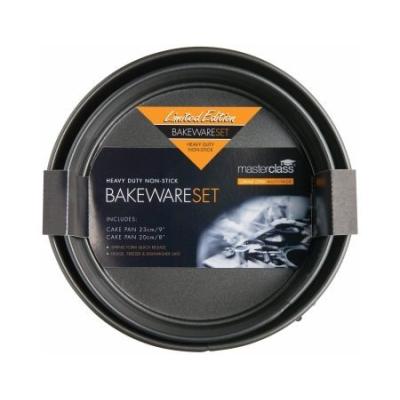 MasterClass Non-Stick 20cm and 23cm Spring Form Cake Pans