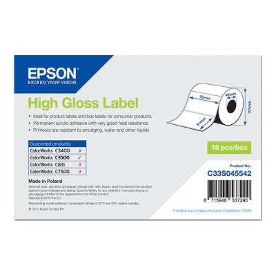 Epson - gesneden etiketten met kleur - 610 etiket(ten)