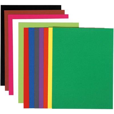 Chemise Exacompta - Paquet 100 sous-chemises 22x31cm Flash 80 assorties 10 Couleurs