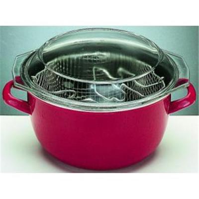 IBILI - Ustensiles et accessoires de cuisine - friteuse korinto couvercle diam 24 cm ( 9612T-24-2 )