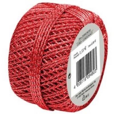 Susy card zierkordel cordonnet, rot - par 1 - rubans cadeau pour no?l, susy card 11251121