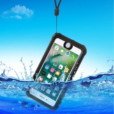 Coque en TPU REDPEPPER étanche pour iPhone 7 IP68 - Noir