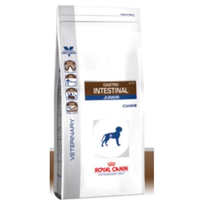 Comparer les prix de Croquettes royal canin veterinary diet gastro intestinal junior pour chiens sac 2,5 kg