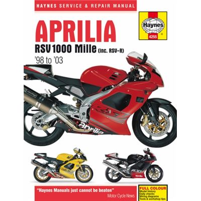 Aprilia Rsv100 Mille Motorcycle Repair Manual (Haynes Service & Repair Manual) (Paperback)