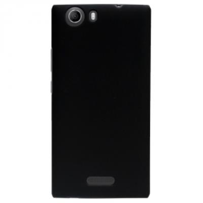 Coque ultra fine arrière noire rigide pour Wiko Ridge 4G