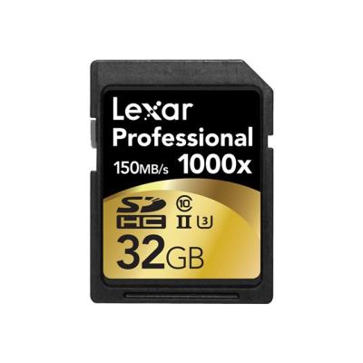 Lexar Professional - flashgeheugenkaart - 32 GB - SDHC UHS-II