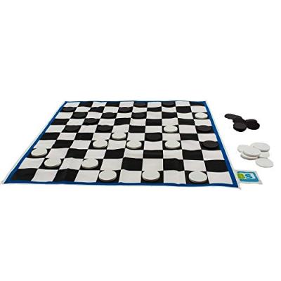 Bs - ga242 - jeu de dames xl - 85 x 85 cm