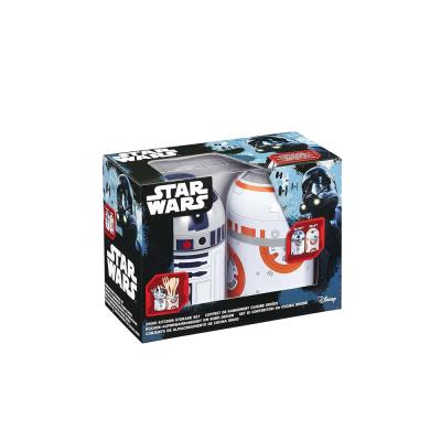 Set 2 boites de rangement Star Wars - Droid R2D2 et BB-8 20cm