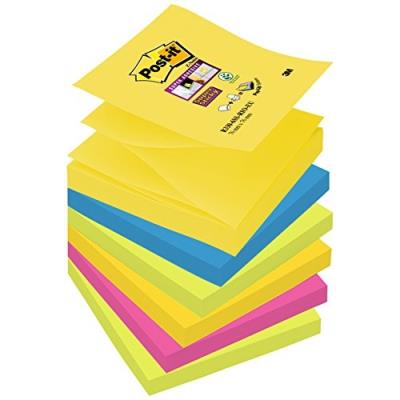 Post-It Super Sticky R330-6Ss-Rio Notes Repositionnables 76 X 76 Mm Rio R3306Sr