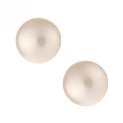 Nacre de perle boucles d'oreilles argent 925° et perles de culture femme