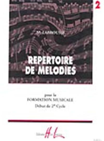 REPERTOIRE DE MELODIES VOL 2