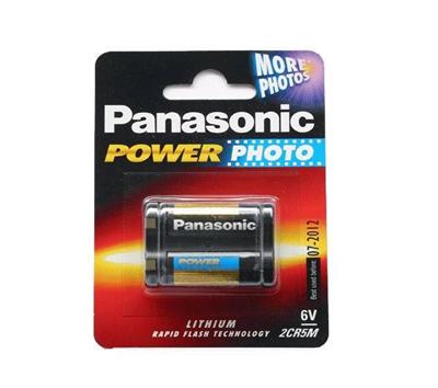 Panasonic 2CR-5MEP/1B - Pile pour appareil photo 2 CR5 - Li - 1600 mAh