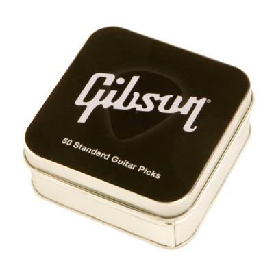 Accessoires guitares GIBSON BOITE METAL 50 MEDIATORS - CALIBRE EXTRA DUR Pièces détachées