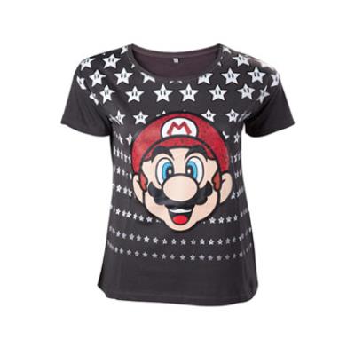 Nintendo T-Shirt femme Mario & Stars (L)