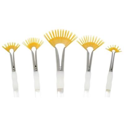 ROYAL & LANGNICKEL AQUALON WISP SET DE PINCEAUX ÉVENTAIL 5 PIÈCES