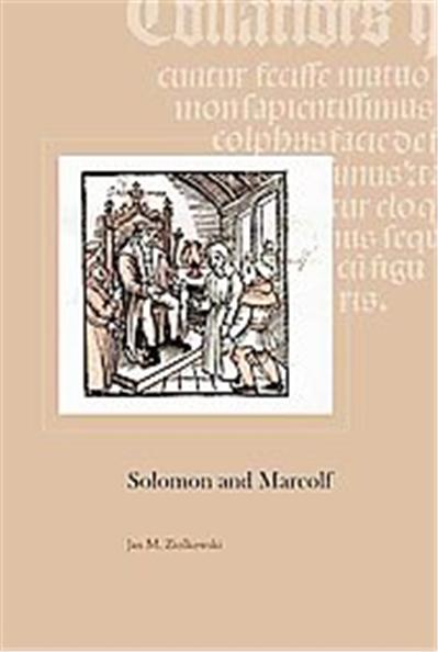 Solomon and Marcolf, Harvard Studies in Medieval Latin
