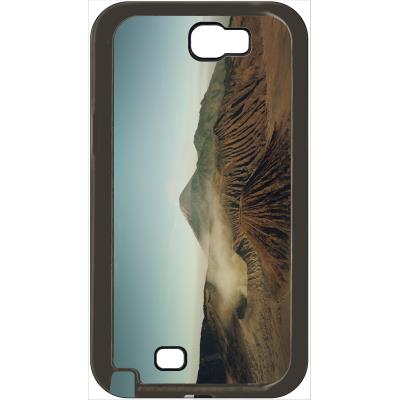 Coque samsung note 2 montagne avec volcans desert