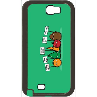 Coque samsung note 2 funny vegan c est le mal