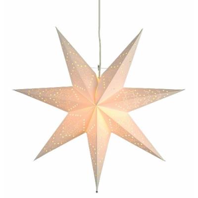 Star 231-19 sensy star étoile en papier crème diamètre 54 cm câble 3,5 m