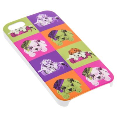 Coque Protection Rigide Akashi Puppies Color Apple iPhone 5, 5S et SE - Mutlicolore