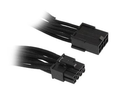 BitFenix - Rallonge Alimentation PCI-Express - 8 broches vers 8 broches - 45cm - Gaine Noire