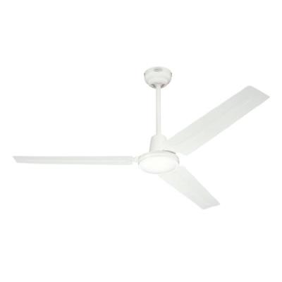 WESTINGHOUSE LIGHTING 7226840 VENTILATEUR POUR PLAFOND INDUSTRIAL AVEC INTERRUPTEUR MURAL ET MODE ÉTÉ/HIVER BLANC Ø 142 CM