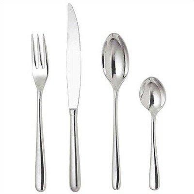 ALESSI LCD01S24M SERVICE DE COUVERTS CACCIA COMPOSÉ DE 6 CUILLERS DE TABLE + 6 FOURCHETTES DE TABLE + 6 COUTEAUX DE TABLE MONOBL