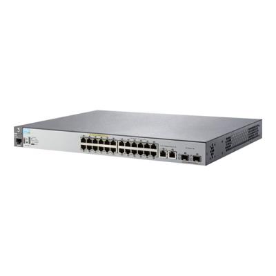 Aruba 2530-24-PoE+ - switch - 24 poorten - Beheerd - desktop, rack-uitvoering, wandbevestiging