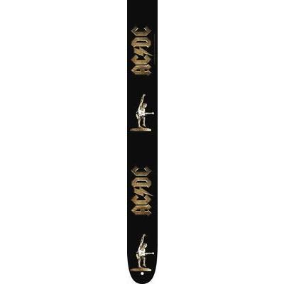 Sangle De Guitare Perris Strap 2,5 Ac Dc 6023 Noir 135 Cm 450021