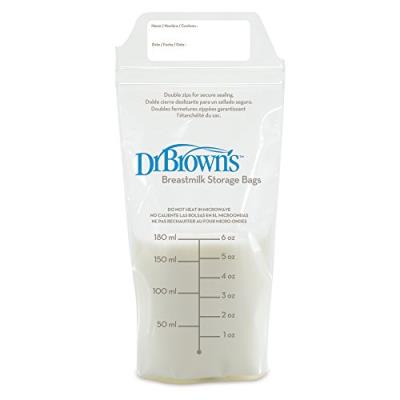 Dr brown's bouteille de conservation lait maternel- lot de 3 bouteilles - 120 ml