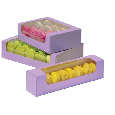 Boite a biscuits ou macarons 50 boites 175x120x55 mm- 16 macarons