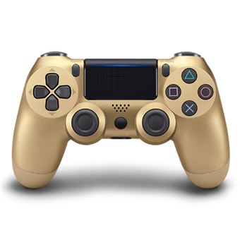 12 72 Sur Manette Ps4 Bluetooth Manette Sans Fil Dualshock 4 Sixaxis Pour Playstation 4 Or Jeux Video Achat Prix Fnac