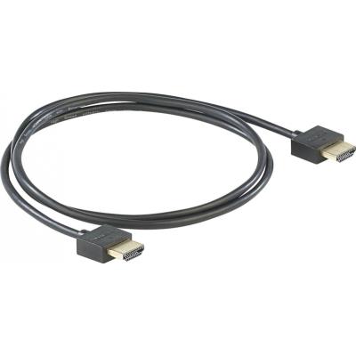Câble HDMI Full HD 3D ultra plat avec contacts dorés - 1 m