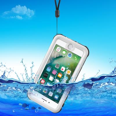 Coque en TPU REDPEPPER étanche pour iPhone 7 IP68 - Blanc
