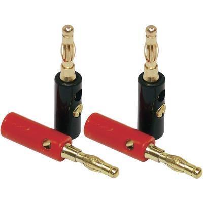 Set de 4 fiches bananes dynavox 206858