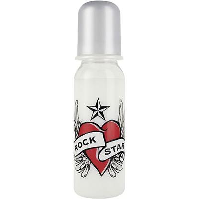 ROCK STAR BABY - Biberon Rock Star Coeur/Ailes 250 Ml Sans Bpa