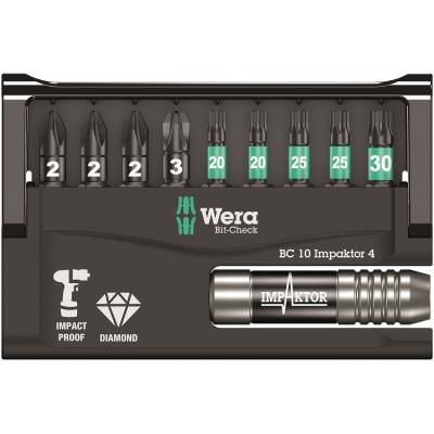 Wera Jeu de 9 embouts + 1 porte-embouts Impaktor WERA 05057417001