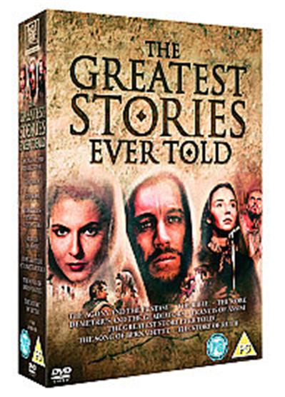 The Greatest Stories Ever Told - The Agony And The Ectasy/The Bible/The Robe/Demetrius And The Gladiators/Francis Of Assisi/The Greatest Story Ever Told/The Song Of Bernadette/The Story Of Ruth , (Box Set)