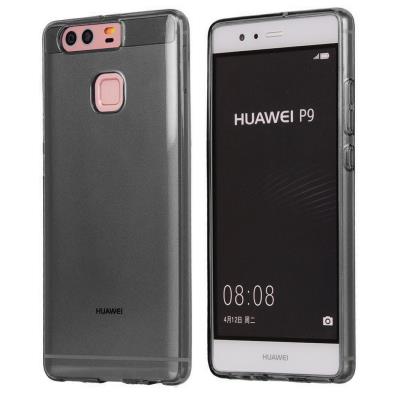 Huawei P9 Etui Housse Coque de protection Ultra Fine Silicone TPU Gel Pour Huawei P9 (Jelly - Noir)