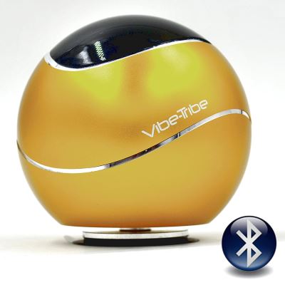Vibe-Tribe Orbit Lemon Yellow: Ultracompact 15 Watt Haut-parleurs a Vibration Sans Fil, Bluetooth & Mains-libres