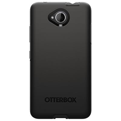 OtterBox Symmetry Series - Achterzijde behuizing voor mobiele telefoon - polycarbonaat, synthetisch rubber - zwart - voor Microsoft Lumia 650