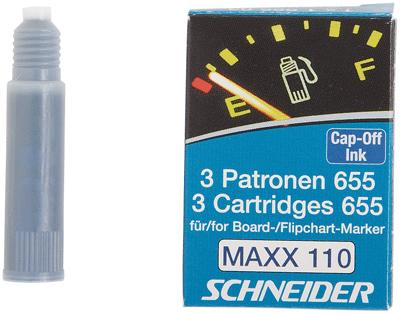 Cartouche D'encre Pour Marqueur Maxx110 Bleu - Boite De 3