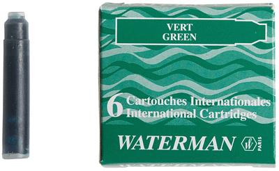 WATERMAN ETUI 6 CART UNIV COURTES VERT
