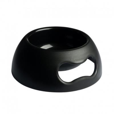 Gamelle pour chien et chat pappy - noir - s