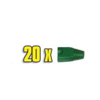 20 Manchons verts pour prise RJ45