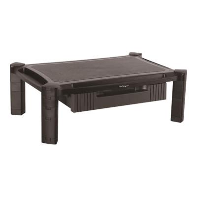 StarTech.com Rehausseur d'ecran avec tiroir - Hauteur reglable et grand format - Rehausseur moniteur - Support pour ecran a 32 - pied