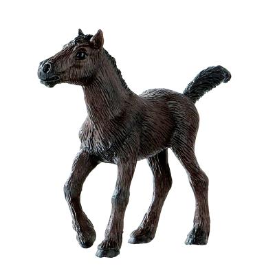 Figurine cheval : poulain frison bullyland