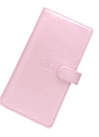 ORGANISEUR CUIR ROSE DS